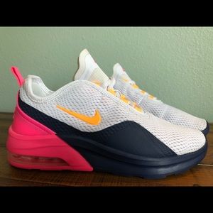 Nike Women's Athletic Shoes - White, Pink, Orange, and Navy